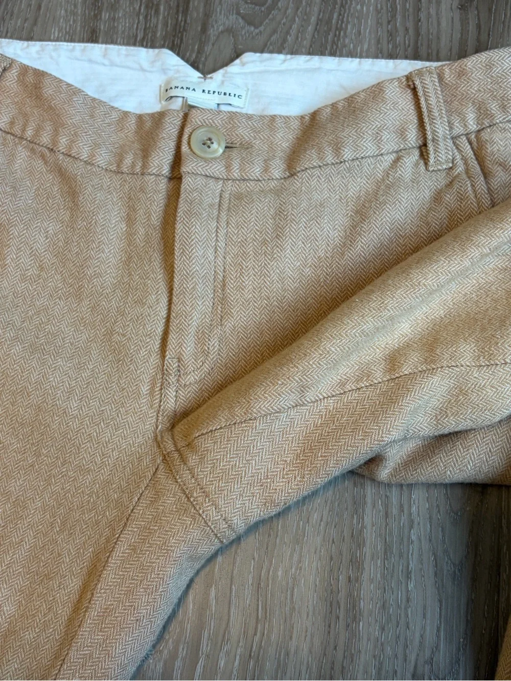 Banana Republic Women's Size 8R Camel Wool Bootcut Pants Mid Rise